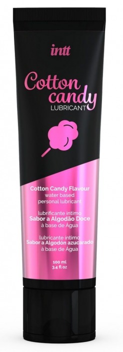 Интимный гель на водной основе Cotton Candy Lubricant - 100 мл. - INTT - купить с доставкой в Кисловодске
