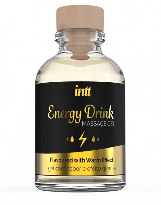 Массажный гель с согревающим эффектом Energy Drink - 30 мл. - INTT - купить с доставкой в Кисловодске