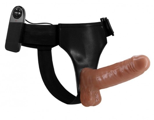 Страпон на трусиках с вибрацией Ultra Passionate Harness - 16 см. - Baile - купить с доставкой в Кисловодске