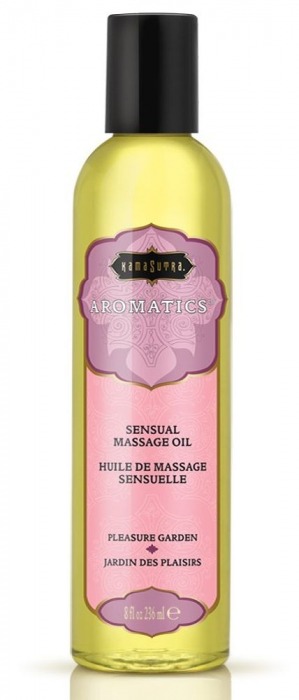 Массажное масло с цветочным ароматом Pleasure Garden - 236 мл. - Kama Sutra - купить с доставкой в Кисловодске