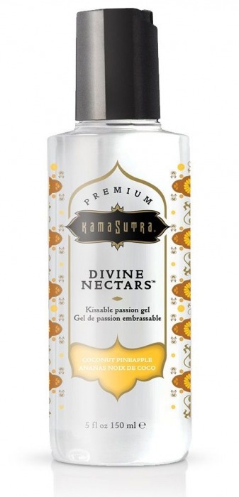 Гель-лубрикант на водной основе Divine Nectars Vanilla с ароматом ванили - 150 мл. - Kama Sutra - купить с доставкой в Кисловодске