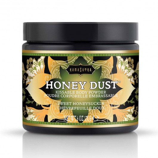 Пудра для тела Honey Dust Body Powder с ароматом жимолости - 170 гр. - Kama Sutra - купить с доставкой в Кисловодске