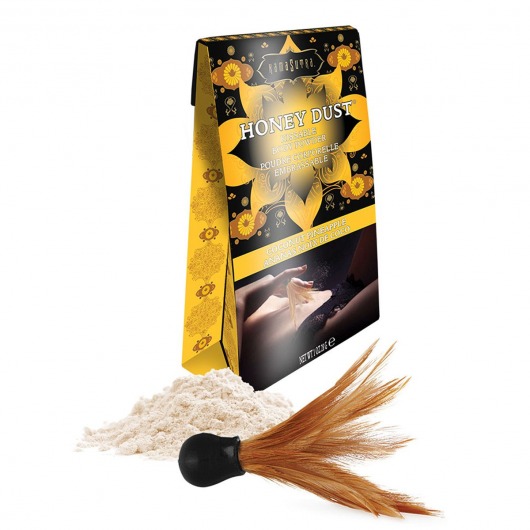Пудра для тела Honey Dust Body Powder с ароматом кокоса и ананаса - 28 гр. - Kama Sutra - купить с доставкой в Кисловодске