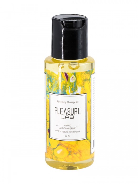 Массажное масло Pleasure Lab Refreshing с ароматом манго и мандарина - 50 мл. - Pleasure Lab - купить с доставкой в Кисловодске