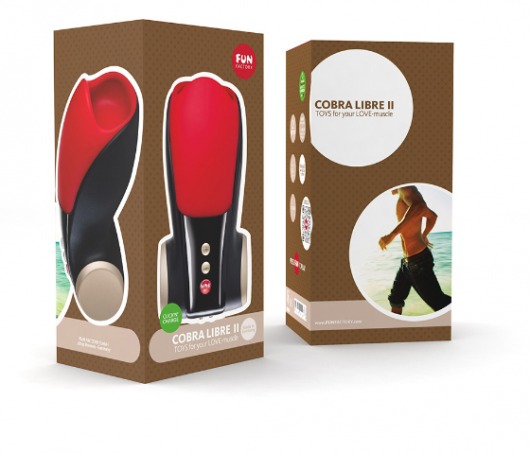 Чёрно-красный вибромастурбатор Cobra Libre 2 - Fun Factory - в Кисловодске купить с доставкой