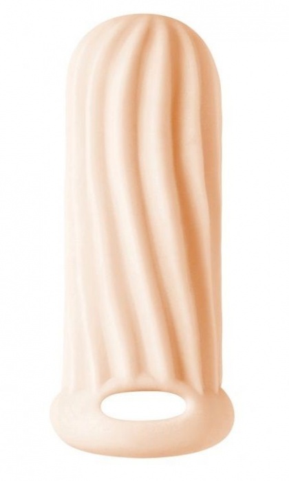 Телесный фаллоудлинитель Homme Wide - 11 см. - Lola Games - в Кисловодске купить с доставкой