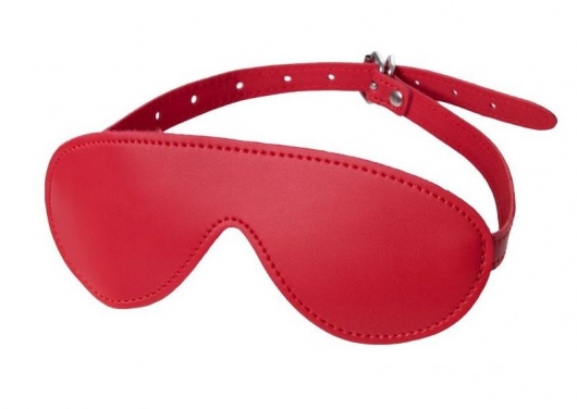 Красная маска Anonymo из искусственной кожи - ToyFa - купить с доставкой в Кисловодске