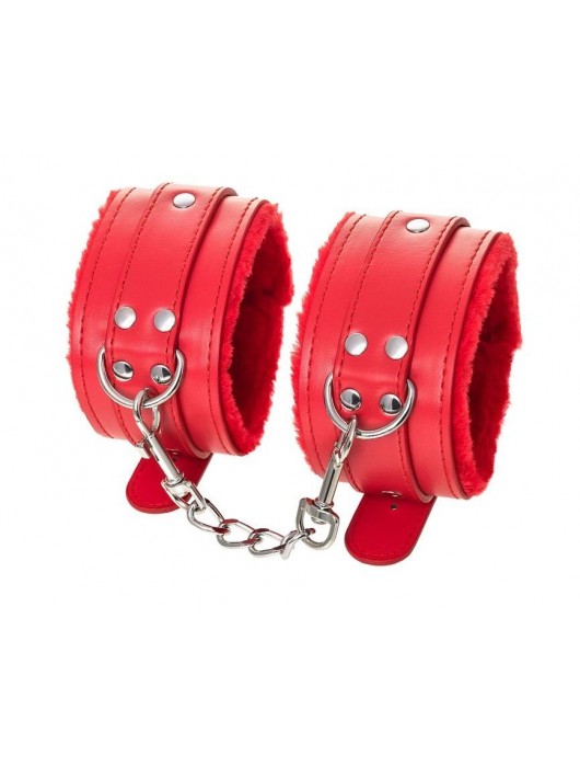 Красные оковы Anonymo из искусственной кожи - ToyFa - купить с доставкой в Кисловодске