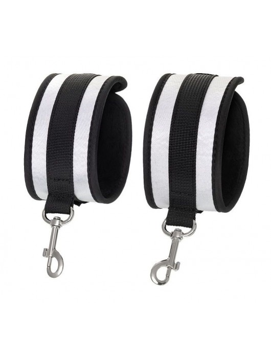 Серебристо-черные оковы Anonymo - ToyFa - купить с доставкой в Кисловодске