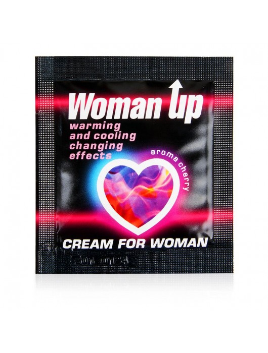Возбуждающий крем для женщин с ароматом вишни Woman Up - 1,5 гр. - Биоритм - купить с доставкой в Кисловодске