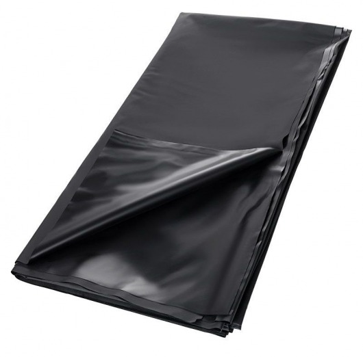 Черная простыня для секса из ПВХ - 220 х 200 см. - ToyFa - купить с доставкой в Кисловодске
