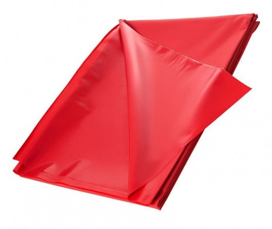 Красная простыня для секса из ПВХ - 220 х 200 см. - ToyFa - купить с доставкой в Кисловодске