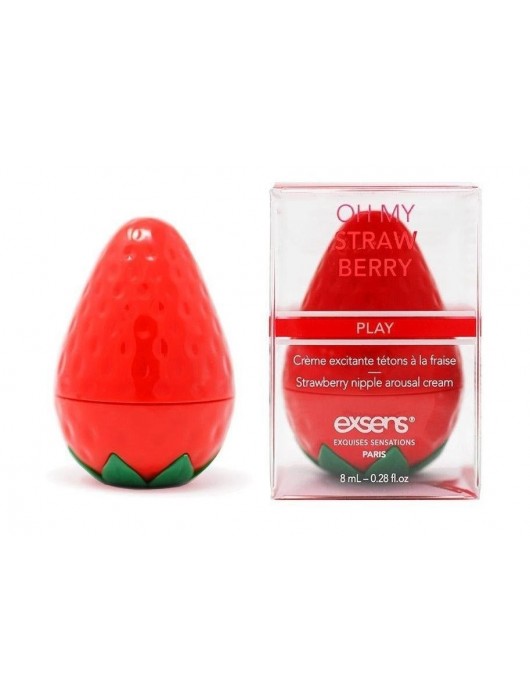 Крем для стимуляции сосков Oh My Strawberry - 8 мл. - Exsens - купить с доставкой в Кисловодске