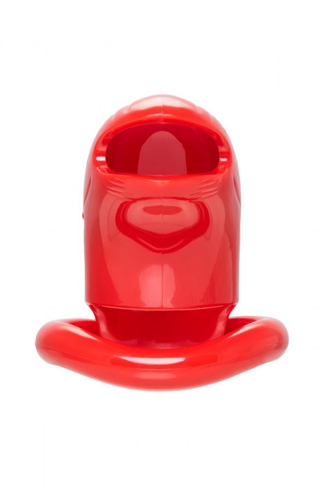 Красный мужской пояс верности из пластика - ToyFa - купить с доставкой в Кисловодске