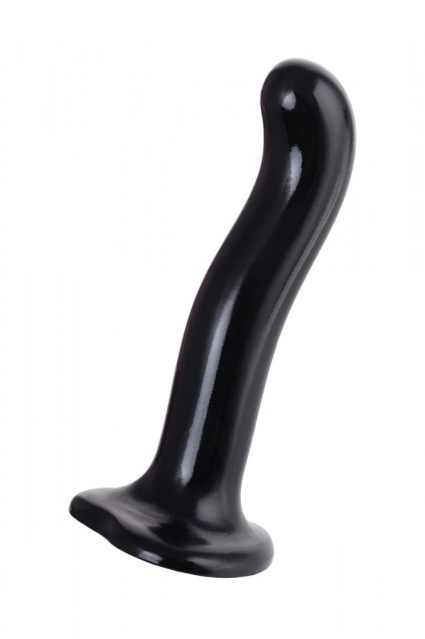 Черный стимулятор для пар P G-Spot Dildo Size M - 18 см. - Strap-on-me - в Кисловодске купить с доставкой