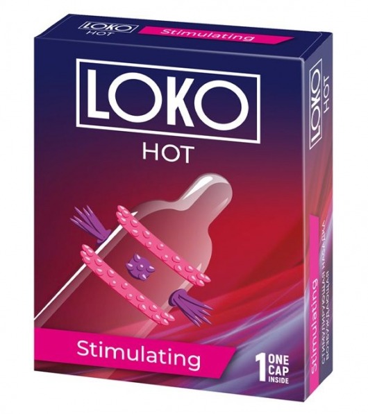 Стимулирующая насадка на пенис LOKO HOT с возбуждающим эффектом - Sitabella - в Кисловодске купить с доставкой