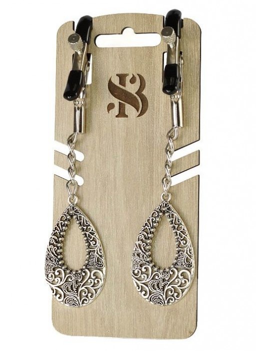 Изысканные зажимы на соски с подвесками  Шахерезада - Sitabella - купить с доставкой в Кисловодске