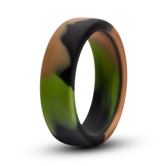 Эрекционное кольцо камуфляжной расцветки Silicone Camo Cock Ring - Blush Novelties - в Кисловодске купить с доставкой