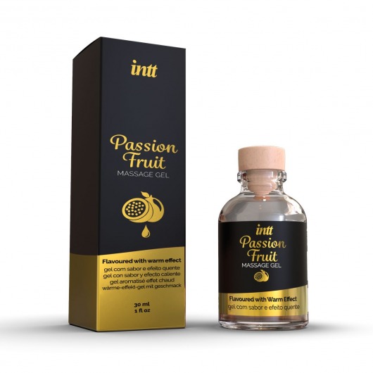 Массажный гель с ароматом маракуйи Passion Fruit - 30 мл. - INTT - купить с доставкой в Кисловодске