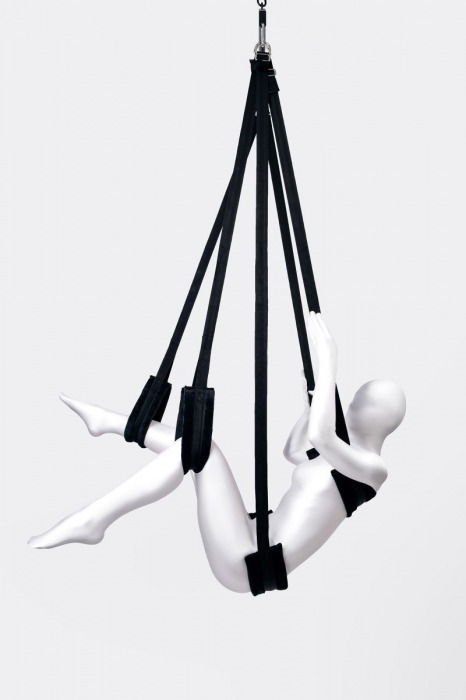 Черные секс-качели Anonymo №0503 - ToyFa - купить с доставкой в Кисловодске