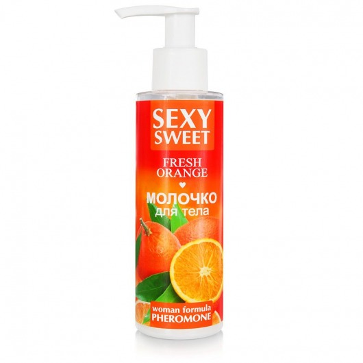 Молочко для тела с феромонами и ароматом апельсина Sexy Sweet Fresh Orange - 150 гр. -  - Магазин феромонов в Кисловодске