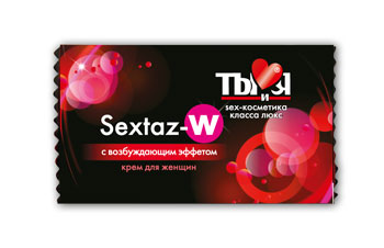 Возбуждающий крем для женщин Sextaz-W в одноразовой упаковке - 1,5 гр. - Биоритм - купить с доставкой в Кисловодске