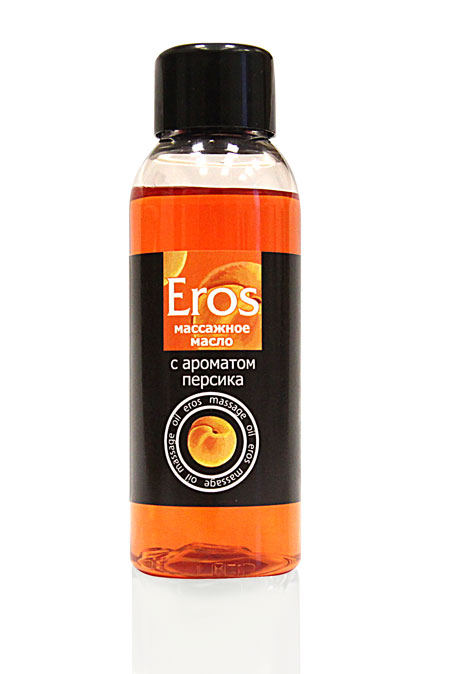 Массажное масло Eros exotic с ароматом персика - 50 мл. - Биоритм - купить с доставкой в Кисловодске