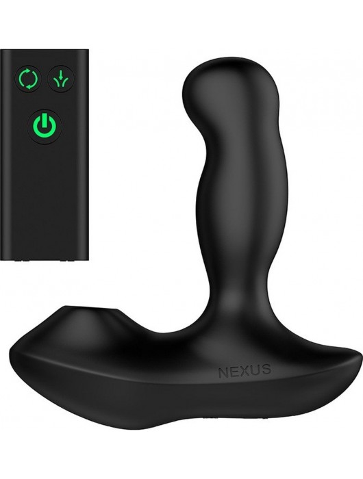 Черный вибратор-ротатор для стимуляции простаты Nexus Revo Air - Nexus Range - в Кисловодске купить с доставкой