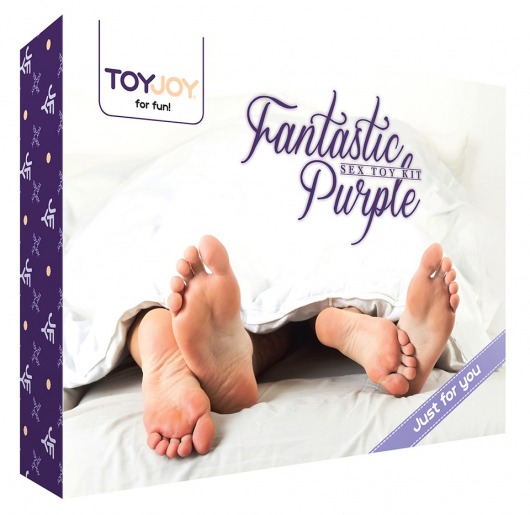Эротический набор FANTASTIC PURPLE SEX TOY KIT - Toy Joy - купить с доставкой в Кисловодске