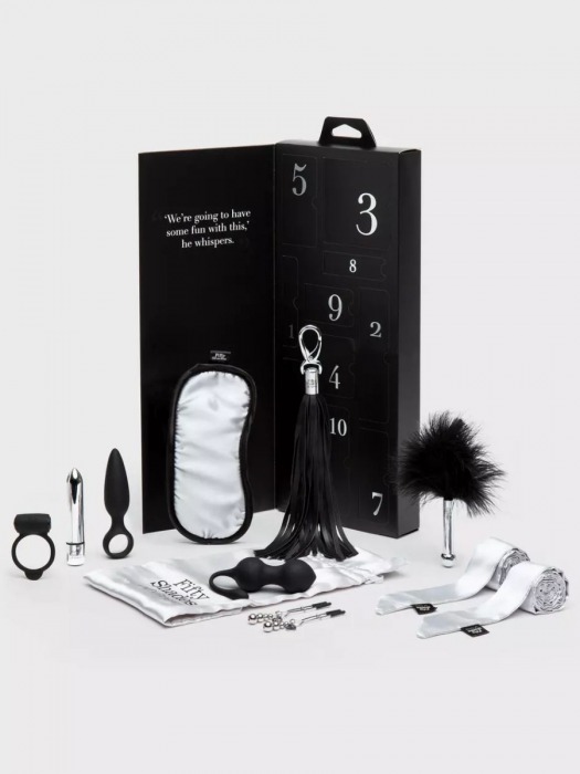 Эротический набор Pleasure Overload 10 Days of Play Gift Set - Fifty Shades of Grey - купить с доставкой в Кисловодске