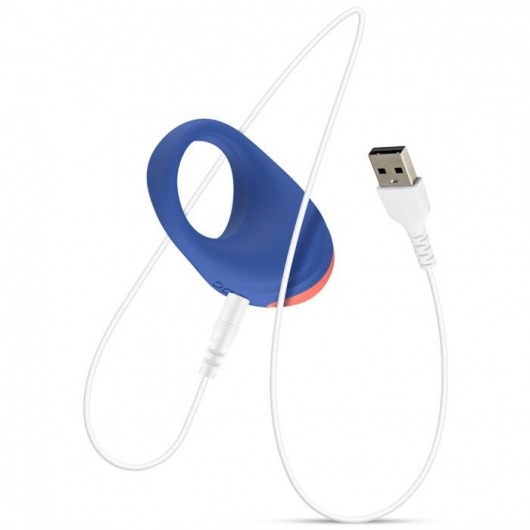 Синее эрекционное кольцо RRRING Dinner Date Cock Ring - FeelzToys - в Кисловодске купить с доставкой