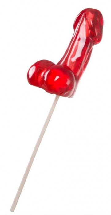 Красный леденец в форме фаллоса со вкусом виски - Sosuчki - купить с доставкой в Кисловодске
