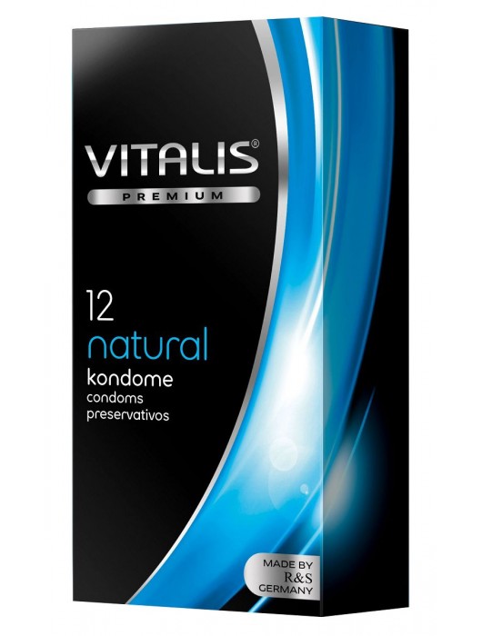 Классические презервативы VITALIS PREMIUM natural - 12 шт. - Vitalis - купить с доставкой в Кисловодске