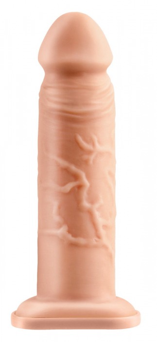 Телесный реалистичный фаллоимитатор с полостью Silicone Hollow Extension - 20 см. - Pipedream - купить с доставкой в Кисловодске