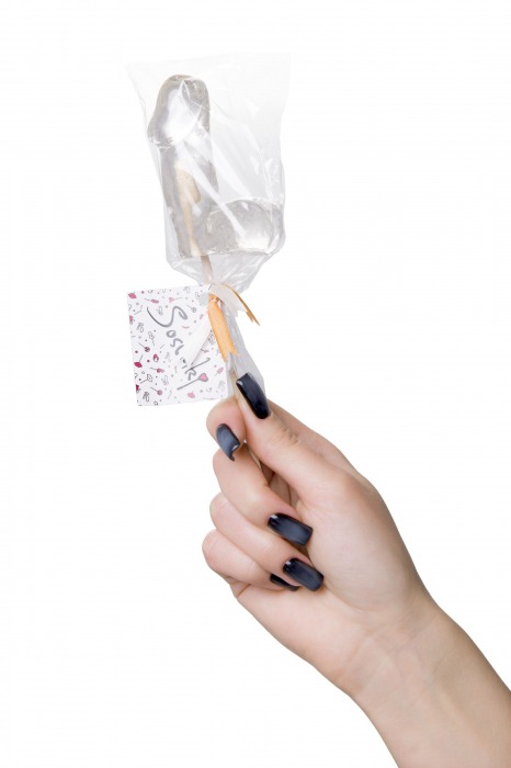 Прозрачный леденец в форме фаллоса со вкусом пина колады - Sosuчki - купить с доставкой в Кисловодске