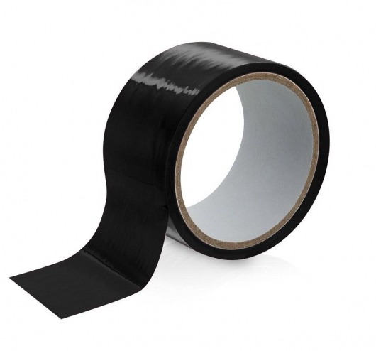 Черный скотч для фиксации - 15 м. - Fetish Tentation - купить с доставкой в Кисловодске