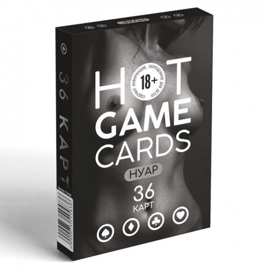 Игральные карты HOT GAME CARDS НУАР - 36 шт. - Сима-Ленд - купить с доставкой в Кисловодске