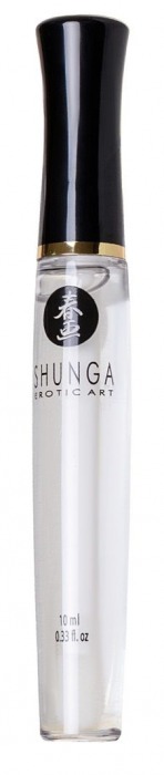 Возбуждающий блеск для губ с ароматом кокоса  Божественное удовольствие  - 10 мл. - Shunga - купить с доставкой в Кисловодске