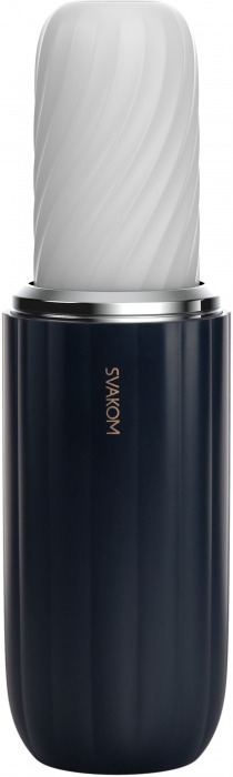 Черно-белый интерактивный мастурбатор Alex Neo 2 - Svakom - в Кисловодске купить с доставкой