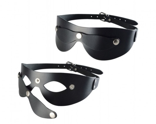 Черная кожаная маска  Новичок - Sitabella - купить с доставкой в Кисловодске