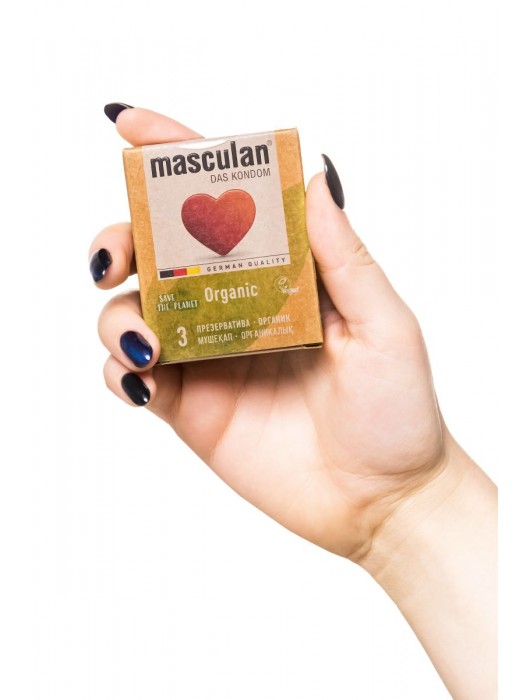Экологически чистые презервативы Masculan Organic - 3 шт. - Masculan - купить с доставкой в Кисловодске