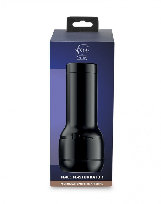 Коричневый мастурбатор-вагина Feel Stroker - Kiiroo - в Кисловодске купить с доставкой