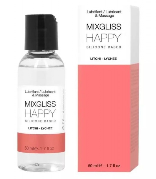Смазка на силиконовой основе Mixgliss Happy - 50 мл. - Mixgliss - купить с доставкой в Кисловодске