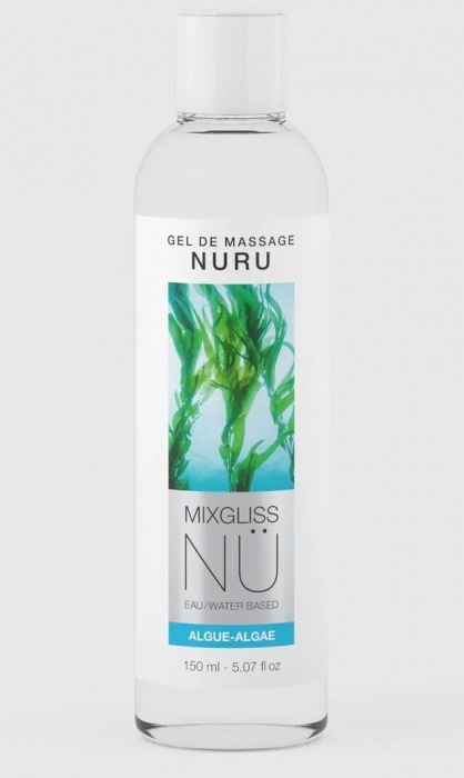 Массажный гель на водной основе Mixgliss NU Algae - 150 мл. - Mixgliss - купить с доставкой в Кисловодске
