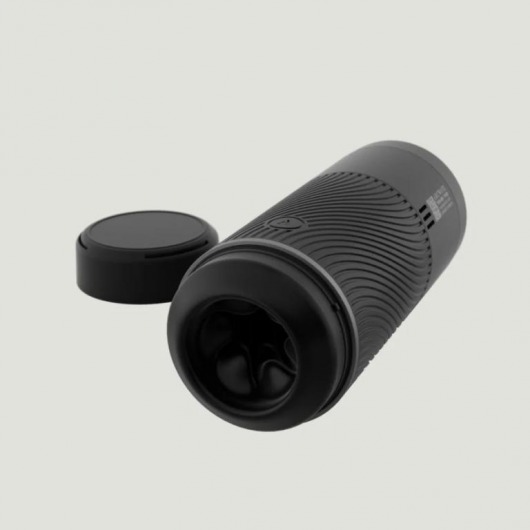 Черный мастурбатор с контролем всасывания Arcwave Pow Stroker - Arcwave - в Кисловодске купить с доставкой