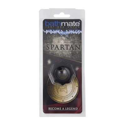 Чёрное эрекционное кольцо Spartan - Bathmate - в Кисловодске купить с доставкой