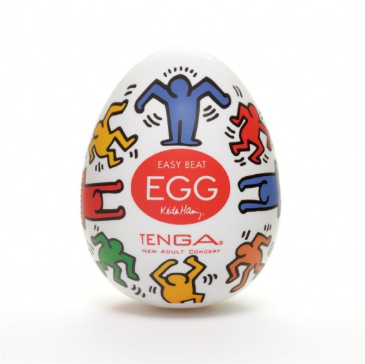 Мастурбатор-яйцо Keith Haring EGG DANCE - Tenga - в Кисловодске купить с доставкой