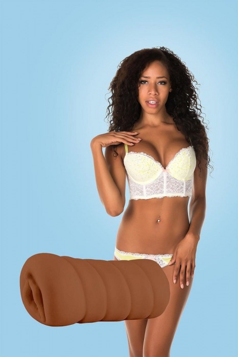 Коричневый мастурбатор-вагина BRIANNA - Dream Toys - в Кисловодске купить с доставкой