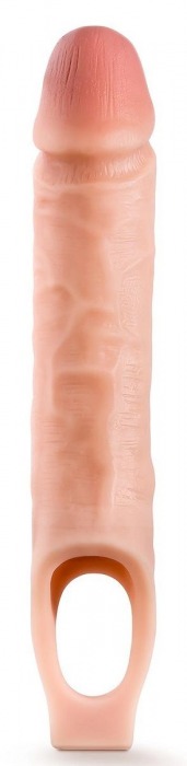 Телесная насадка на пенис 10 Inch Cock Sheath Extender - 25 см. - Blush Novelties - в Кисловодске купить с доставкой