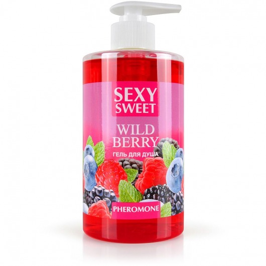 Гель для душа Sexy Sweet Wild Berry с ароматом лесных ягод и феромонами - 430 мл. -  - Магазин феромонов в Кисловодске